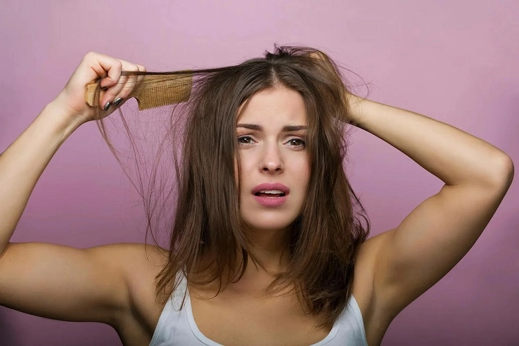 Wash your hair once a month