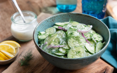 top 3 salades de concombres à préparer en 2022