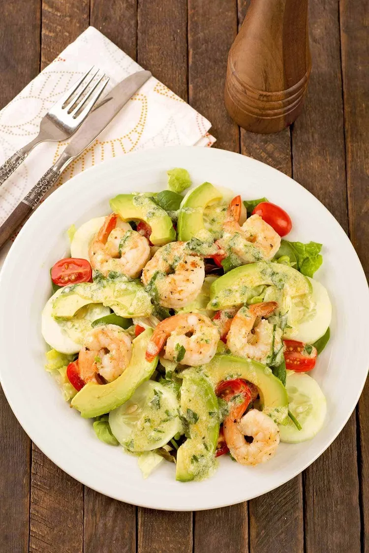 salad for salad seafood avocado shrimp