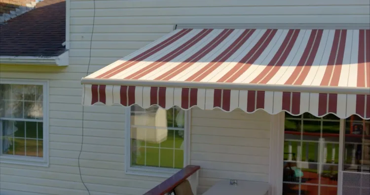 House awning several types advantages disadvantages maintenance clean condition