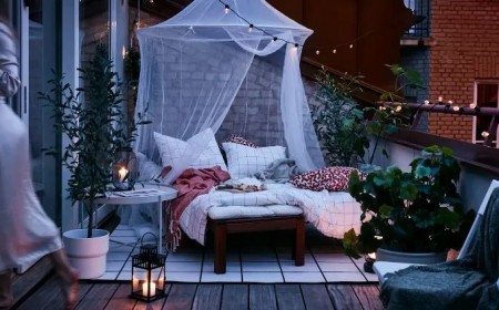 comment aménager profiter de son extérieur idées d;eco ikea balcon éclairage