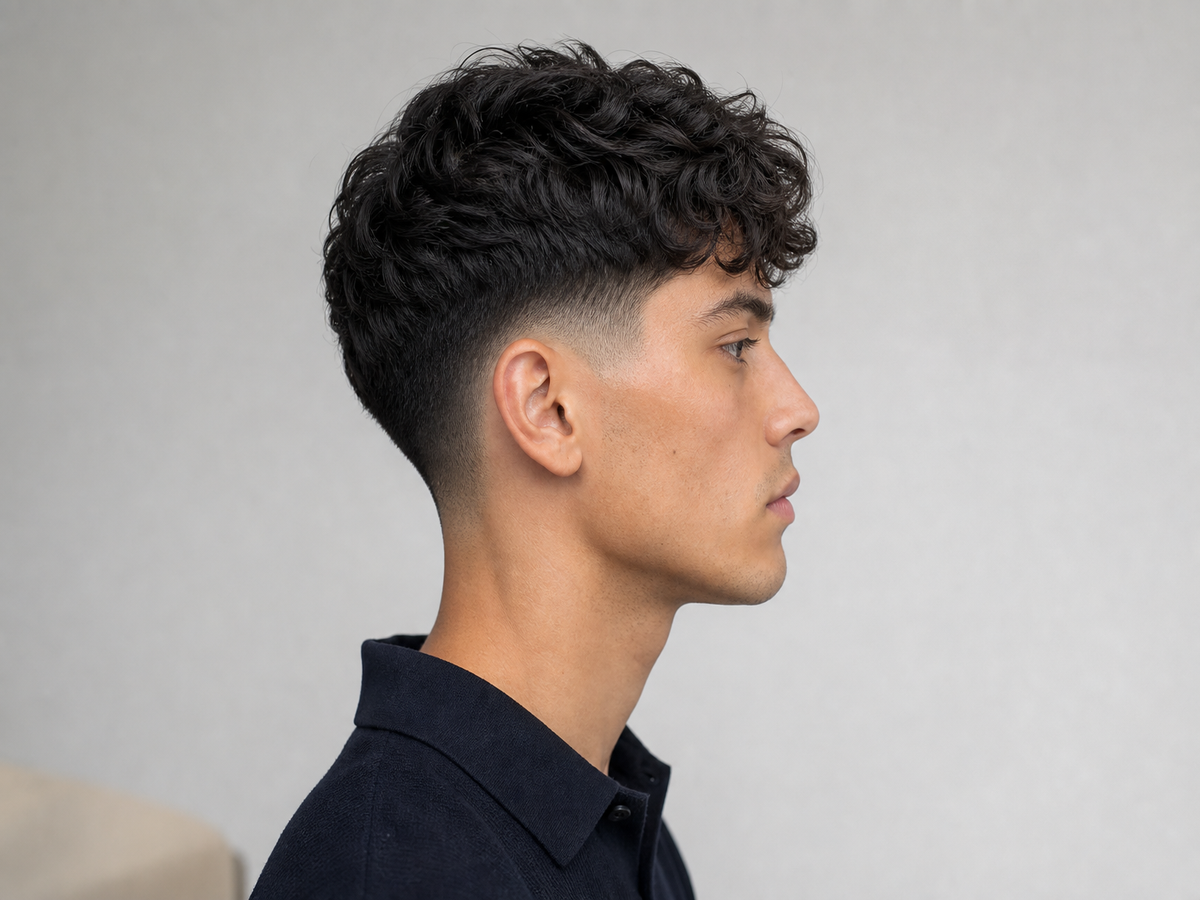 tendance coupe taper fade 2022 tapered haircut homme été cheveux mi long lisse