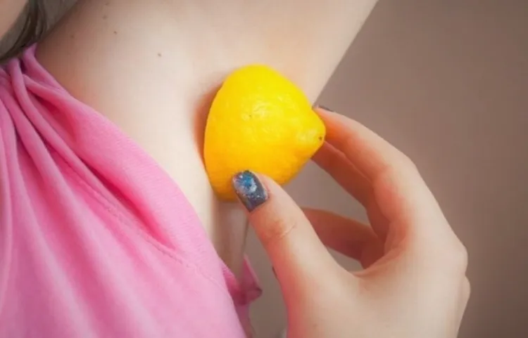 éliminer odeur transpiration aisselles jus de citron