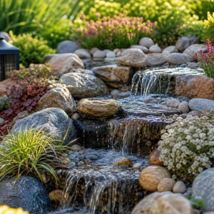 idée aménagement exemple jardin de rocailles méditerranéen japonais déco extérieur moderne