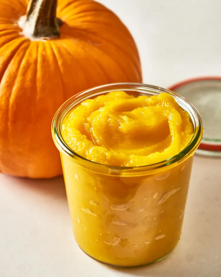 Idea with what to replace butter pastry mashed pumpkin squash