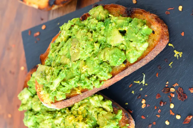 Thoughts on what to replace butter on toast with ground avocado pasta