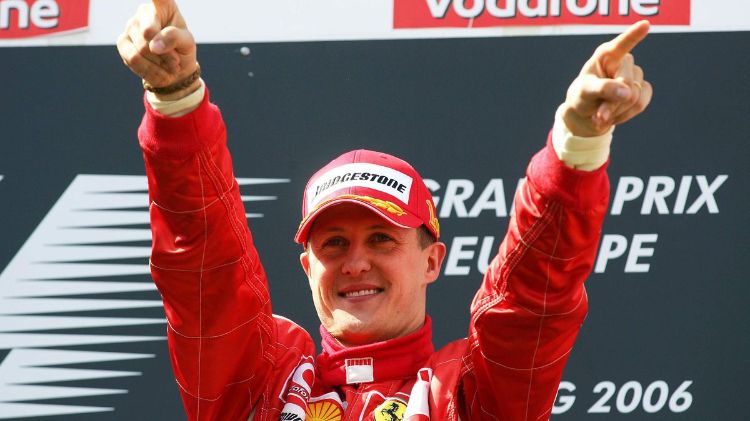 légende de la F1 Michael Schumacher en 2022