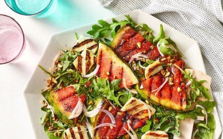 meilleures recettes été 2022 pastèque melon feta concombre tomate fruits