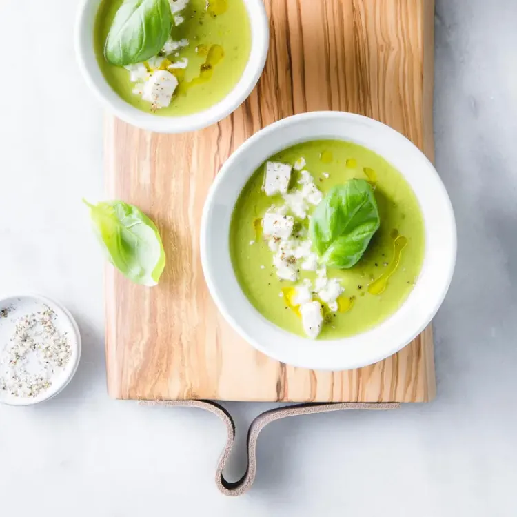 recette de gaspacho de courgettes à la feta 2022