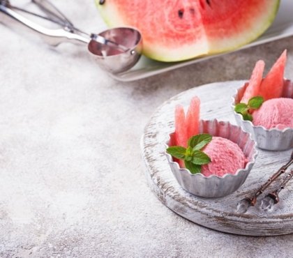 recette glace pastèque sans sorbetière recettes fraiches été 2022