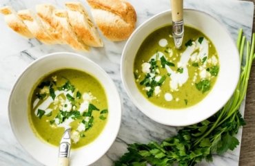 Soupe froide courgette