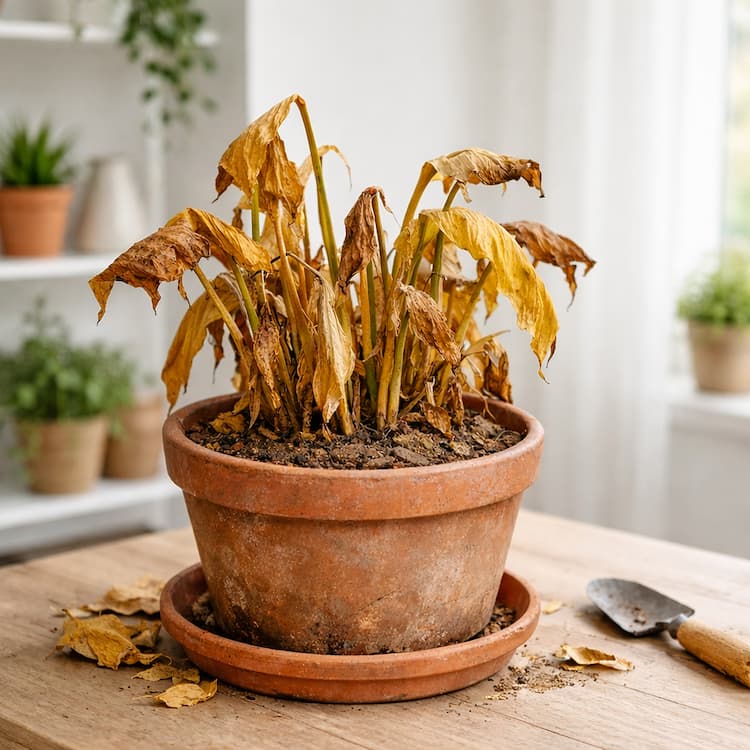 arum ne fleurit pas en pot