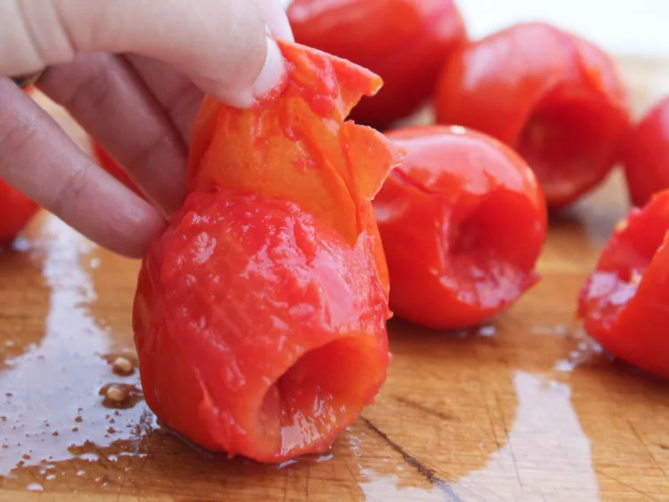 astuces comment congeler des tomates fraiches sans peau blanchir monder
