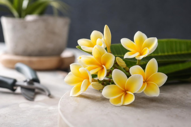 bouturage frangipanier couleur feuillage luxuriant parfum délicieux