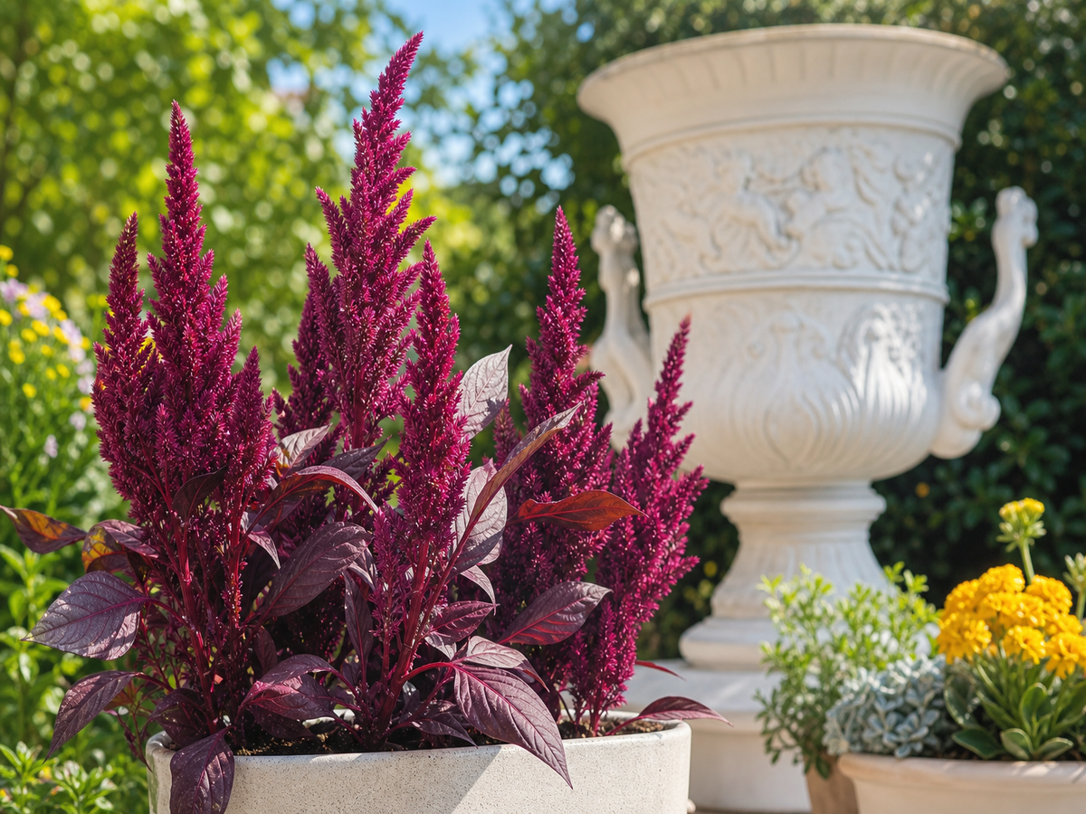 entretien celosia caracas pleine terre conseils pratiques culture crete-de-coque pourpre