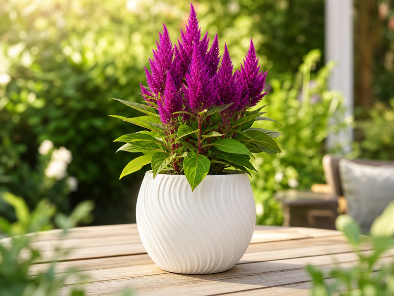 conseils entretien celosia caracas pot comment réussir culture délosie deep purple
