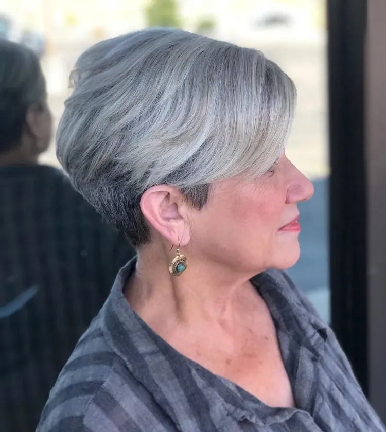 coiffure femme tendance 2022 pixie bob femme 60 ans