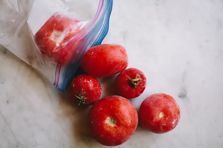 comment congeler tomates fraiches quel contenants sac congélation boites