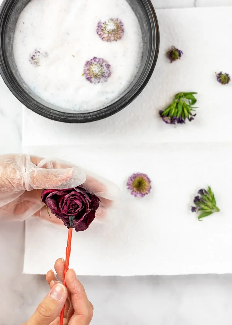 comment faire sécher des hortensias sans perdre leur couleur avec gel silice