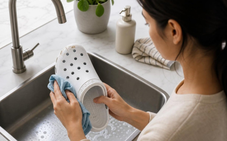 comment nettoyer des crocs à la main