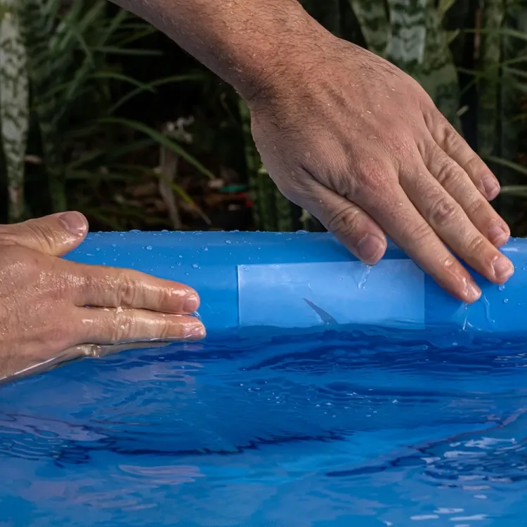 comment réparer une piscine gonflable