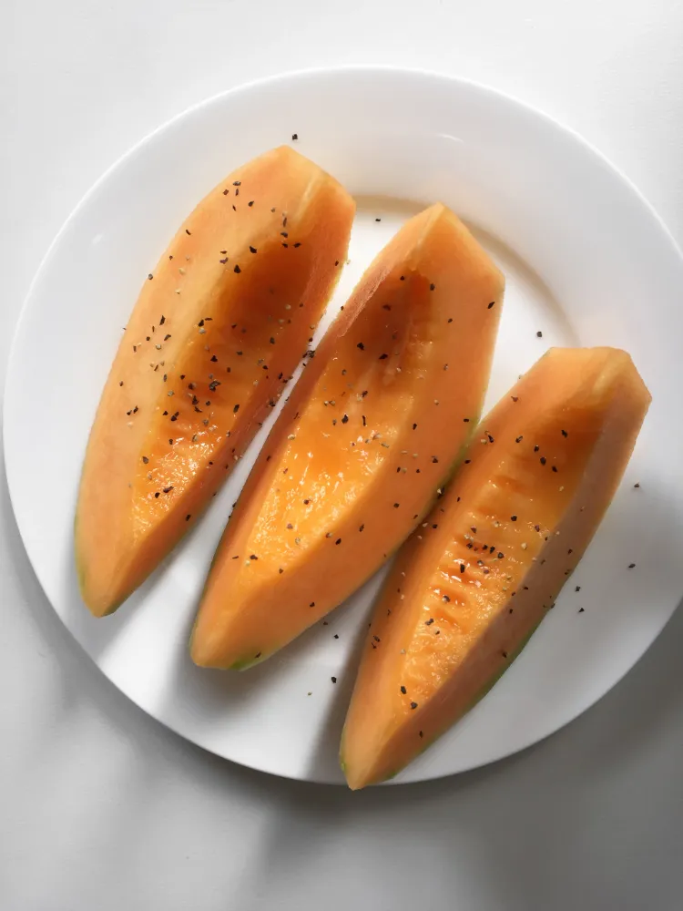 comment sublimer un melon fade pas bon sucré mur avec sel