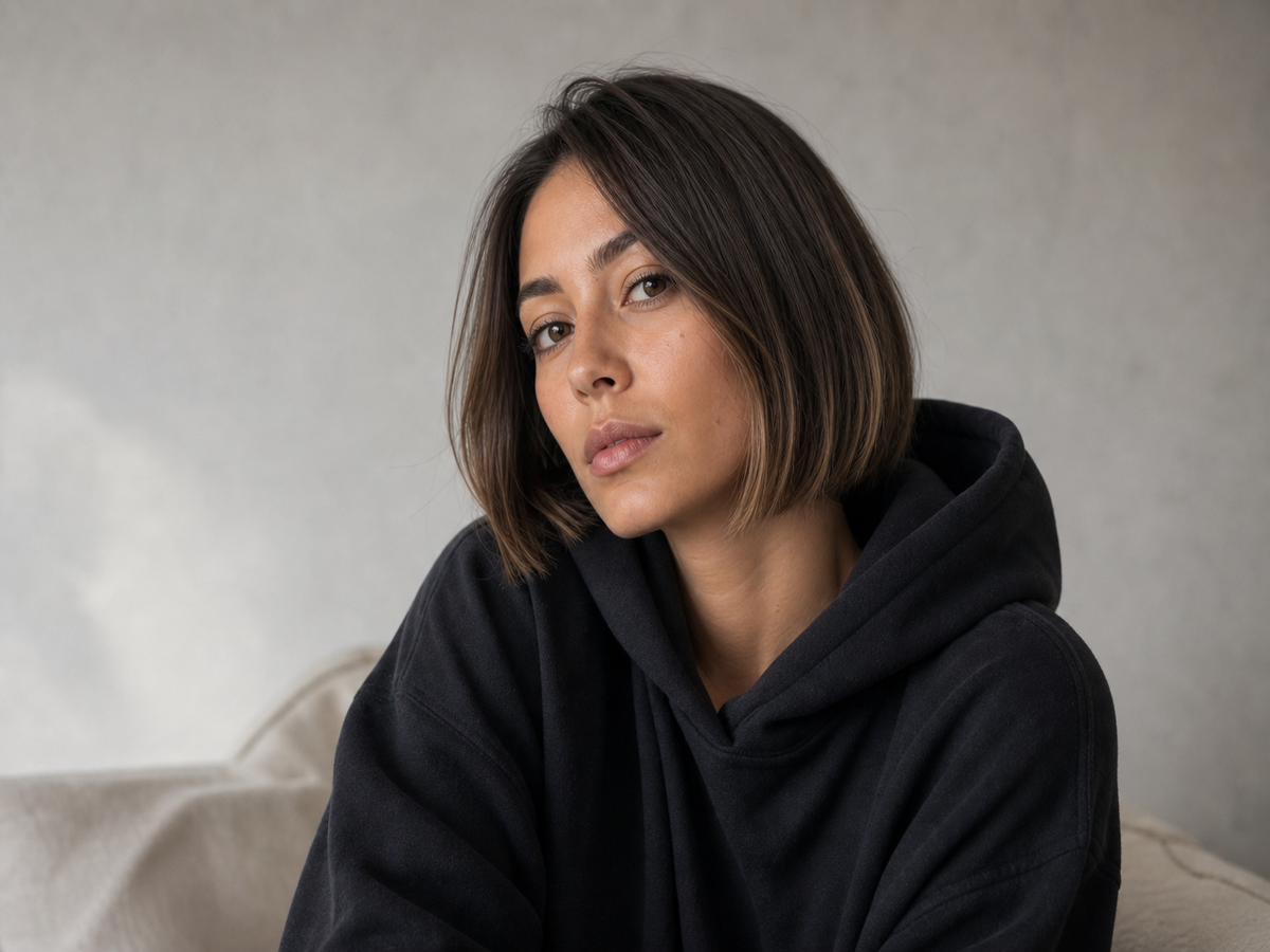 comment passer du blond au brun pour adopter la coupe carré long brune femme tendance 2022
