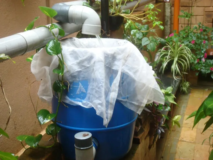 fabriquer récupérateur eau de pluie procurer outils besoins arrosage lavage