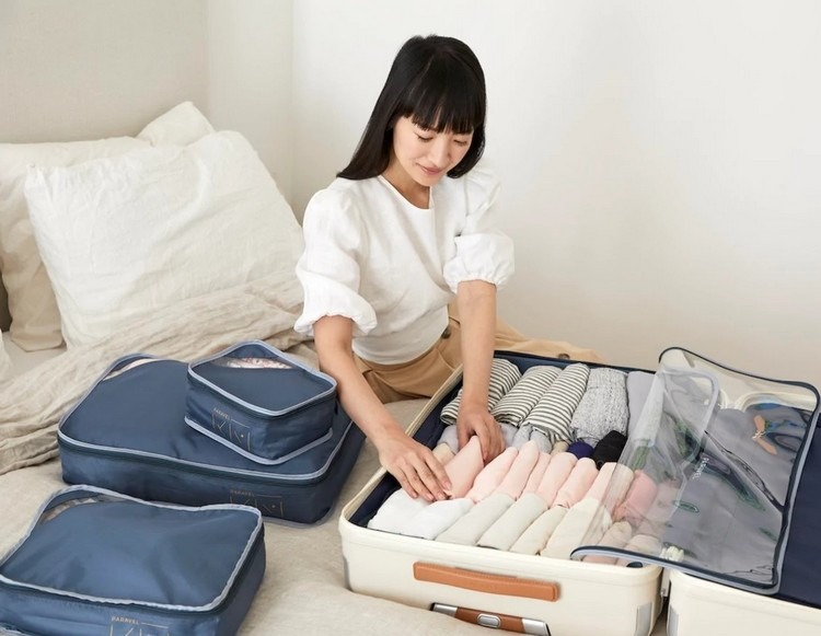 faire sa valise methode marie kondo astuces rangement valise voyager léger sans stress