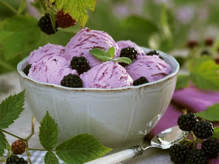 Cranberry Ice Cream is a quick and easy summer dessert