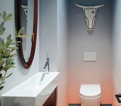 idée déco salle de bain avec toilettes originales 2022