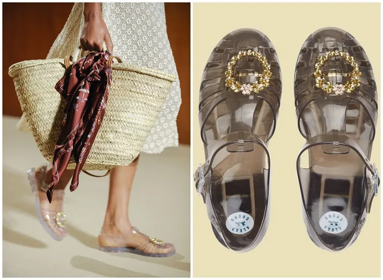 meilleurs modèles sandales en plastique jelly sandals à shopper pour l'été 2022