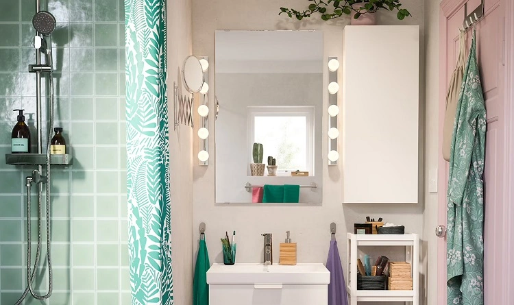 miroir salle de bain ikea avec lumiere