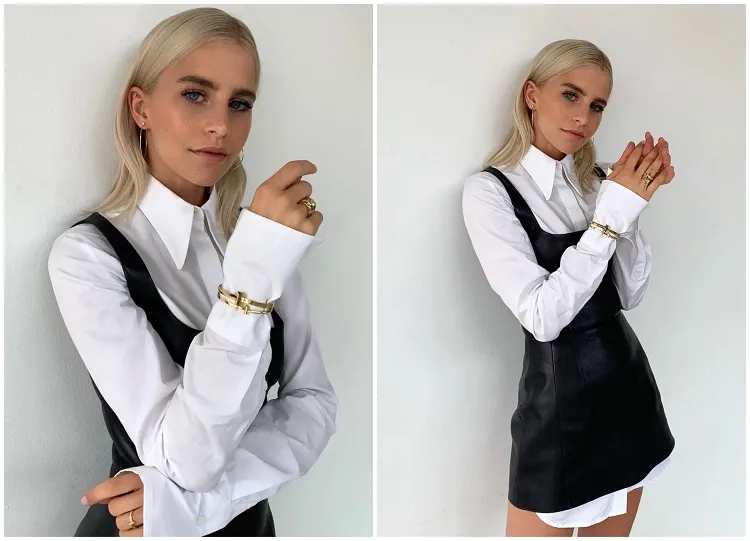 pièces mode look school girl style écolier femme instagram tenue tendance rentrée 2022