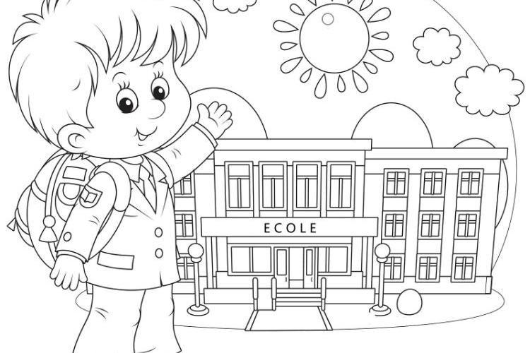 Coloriage rentrée maternelle à imprimer gratuitement - 30 images sympas
