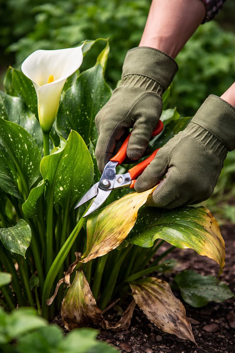 que faire si mon arum ne fleurit pas