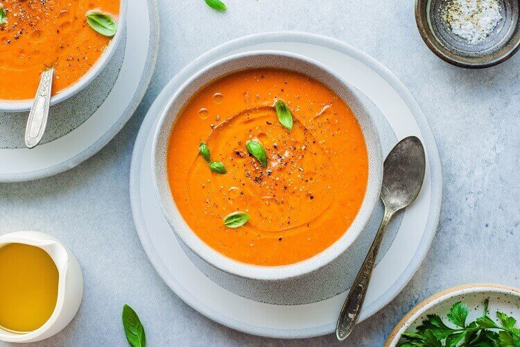 recette gaspacho tomate concombre veloutée par étapes facile rapide