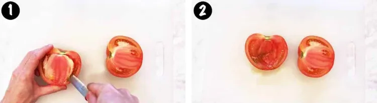 recette tomates farcies aux œufs idée facile rapide préparer par étapes