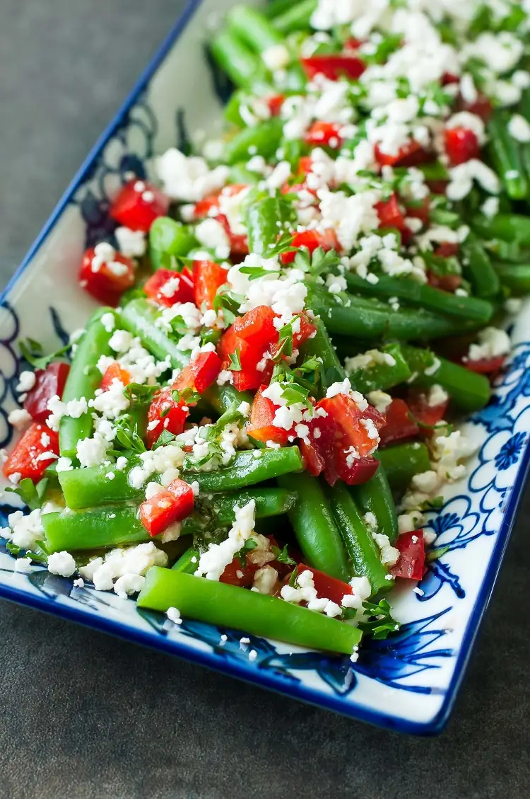 Greek green bean salad