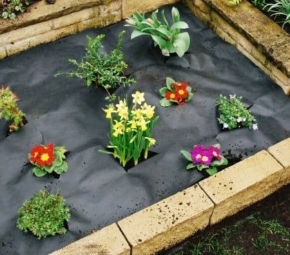 utilisation toile géotextile au jardin