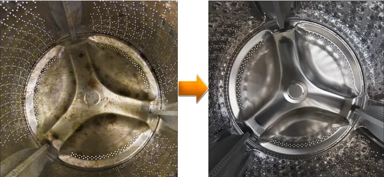Nettoyage tambour machine à laver sans utiliser des produits chimiques !