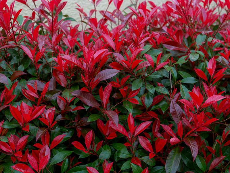 arbuste décoratif persistant Photinia arbustes persistants plein soleil