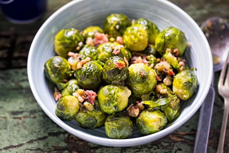 Brussels sprouts are good for heart health on the glycemic index