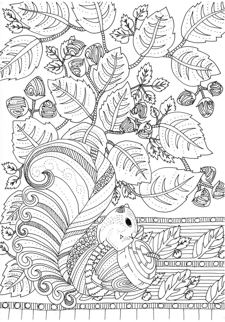 coloriage mandala automne pour adultes imprimer gratuitement
