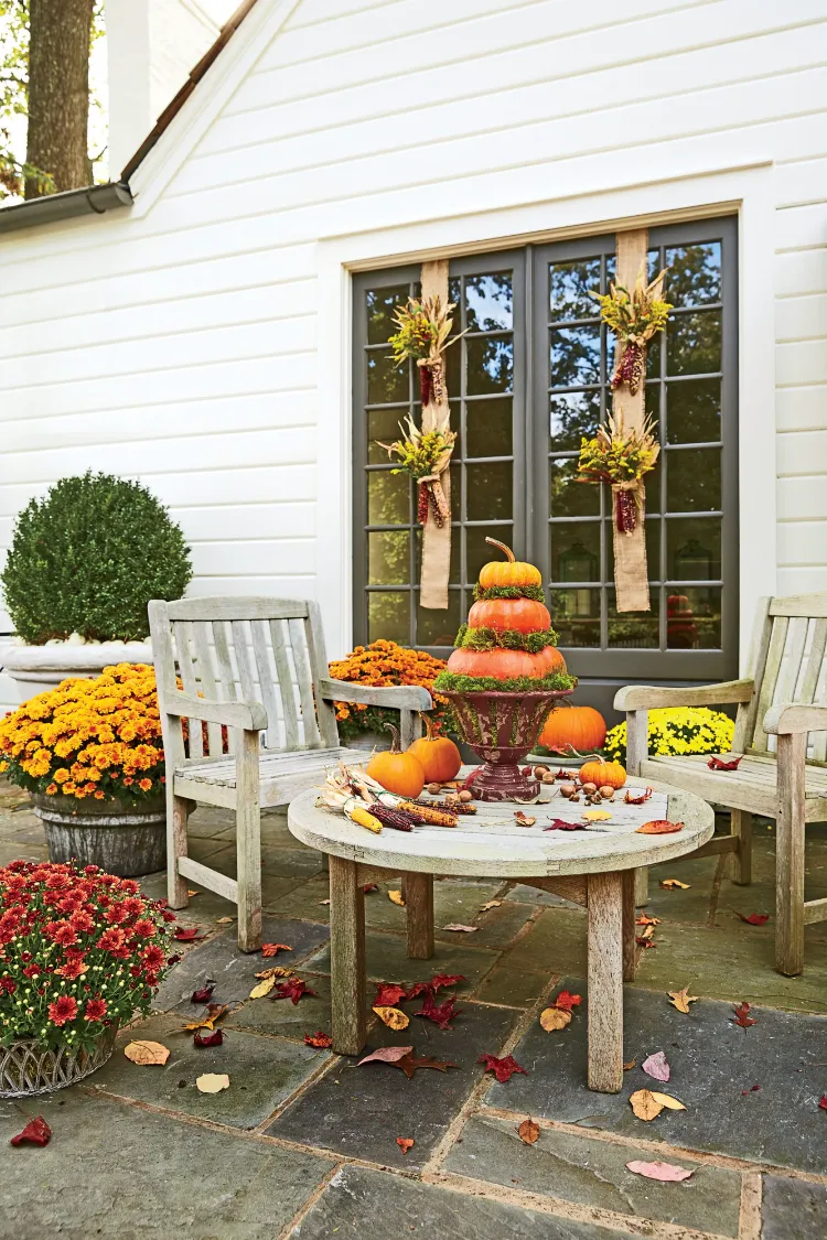 how to decorate the garden room in autumn do it yourself ideas pinterest pumpkin
