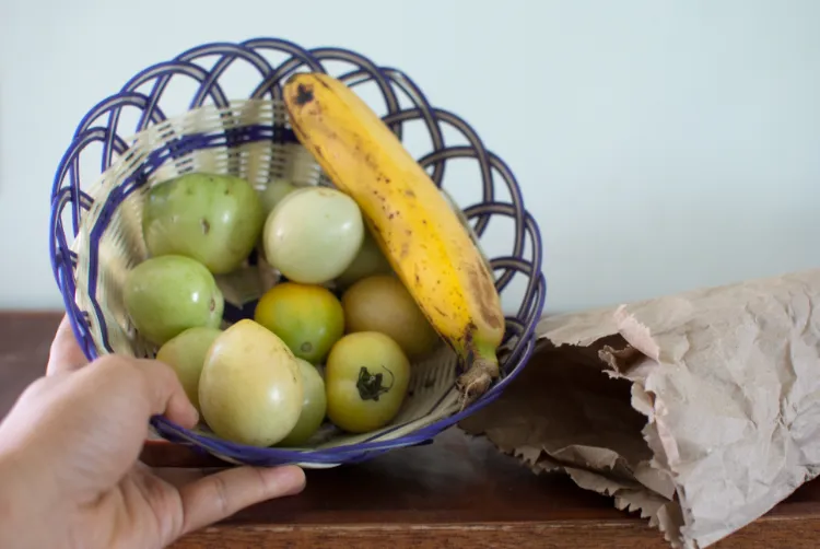 how to ripen green garden tomatoes indoors