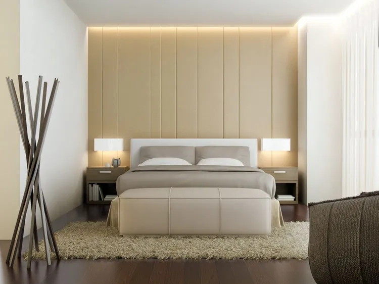 how to make a zen bedroom neutral colors subtle lighting