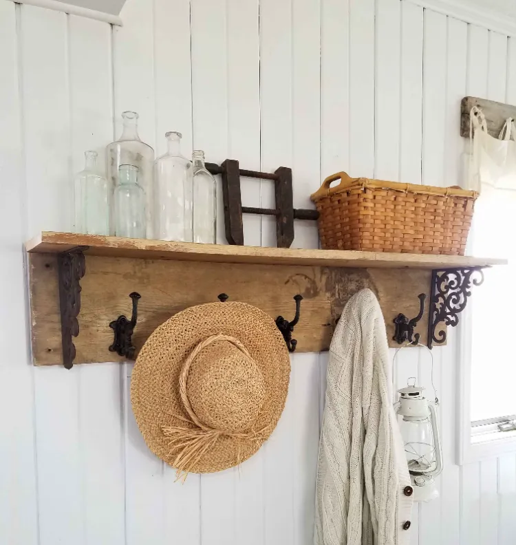 coat rack decoration country style house chic vintage items
