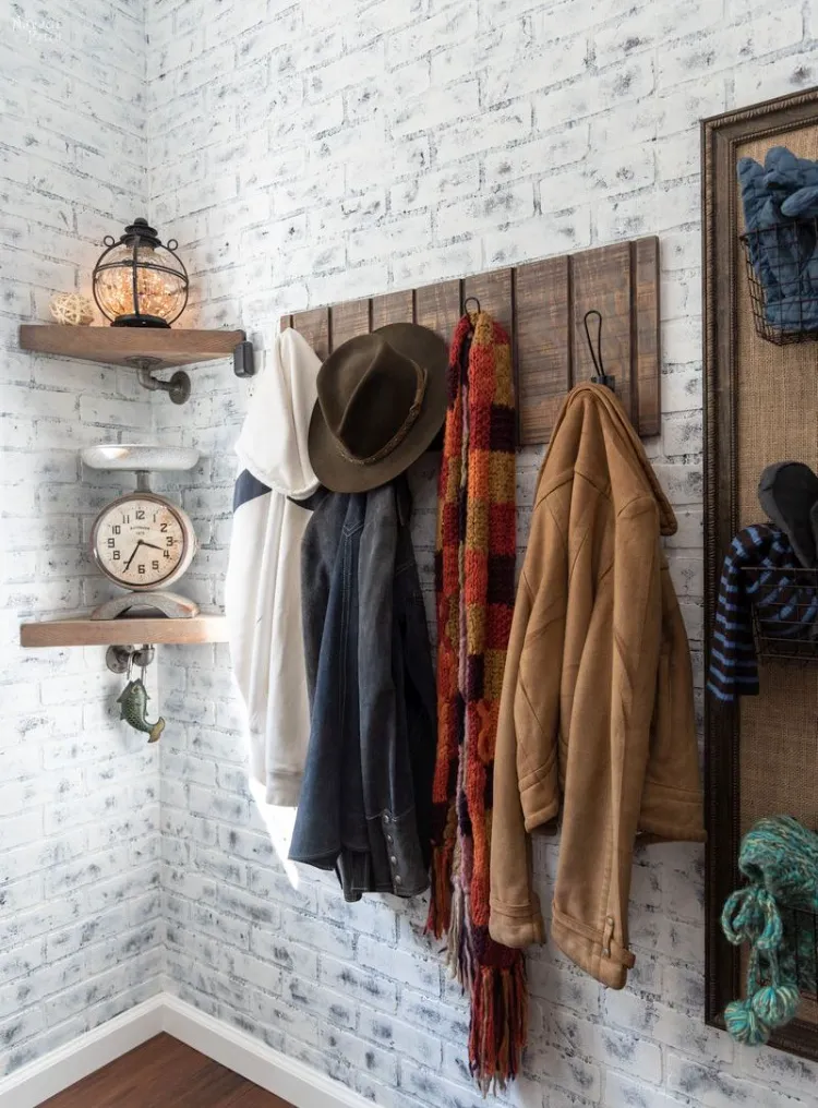 industrial chic style home decorations coat rack vintage items