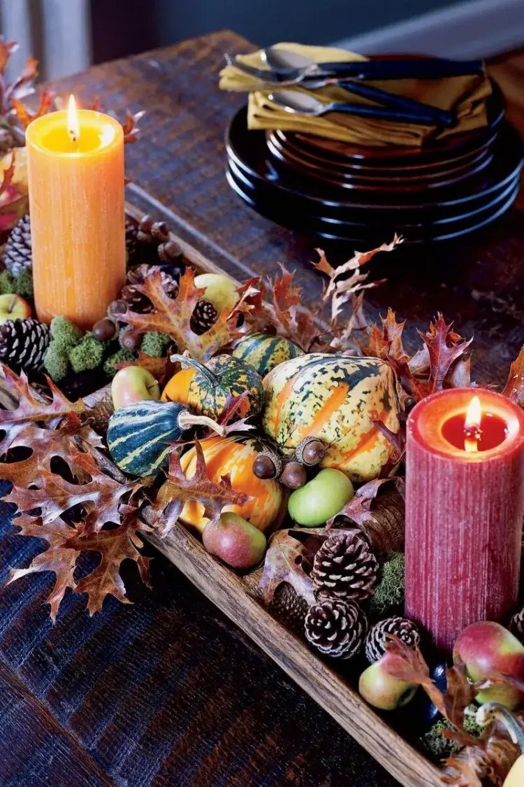 décoration table automne idées